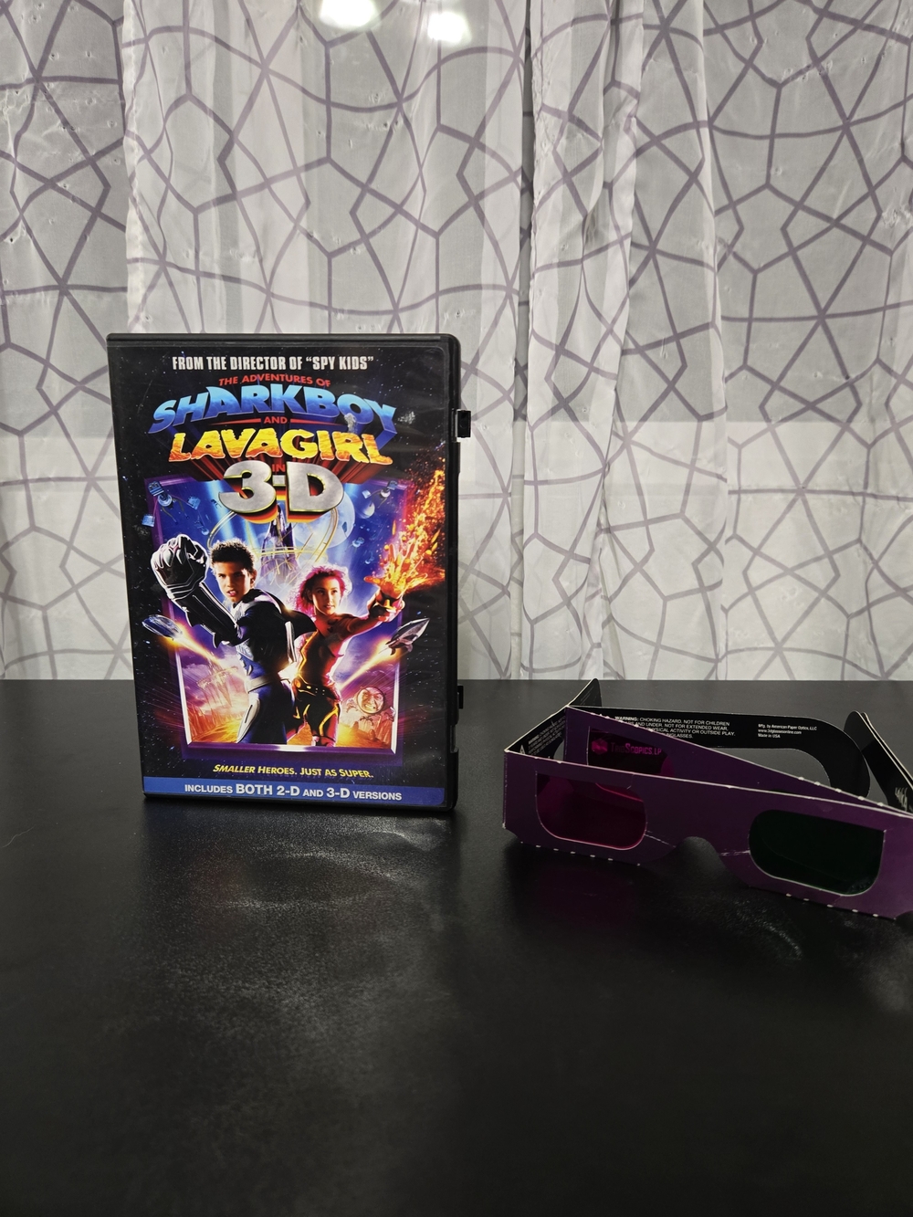 Sharkboy and Lavagirl 3D Movie with Purple 3D Glasses
